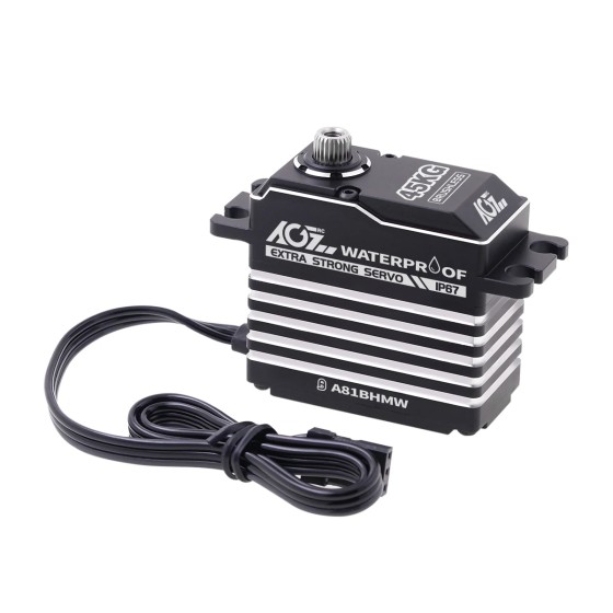 Original AGF Powerful 45KG High Torque 0.075s Steel Gear 8.4V HV 3BB IP67 Waterproof Digital Programmable Brushless RC Car Robot